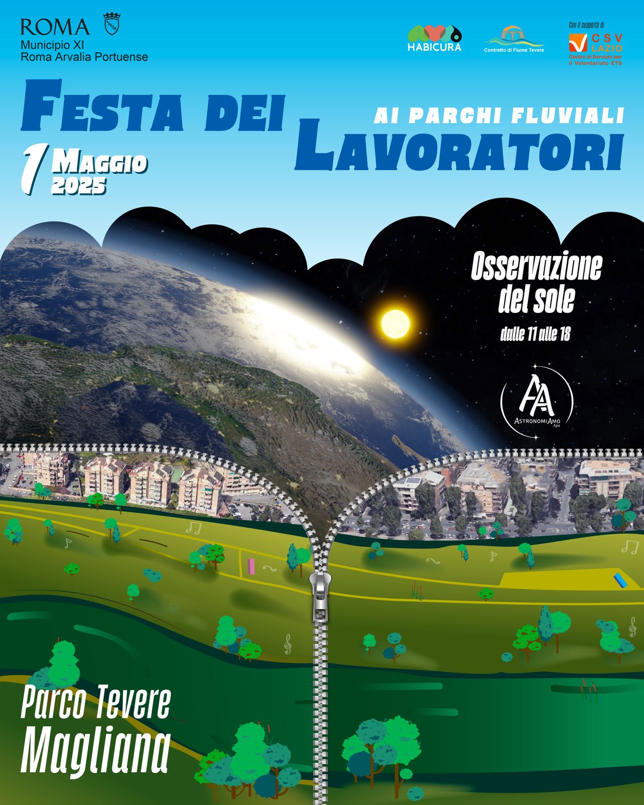 Locandina dell'evento di AstronomiAmo