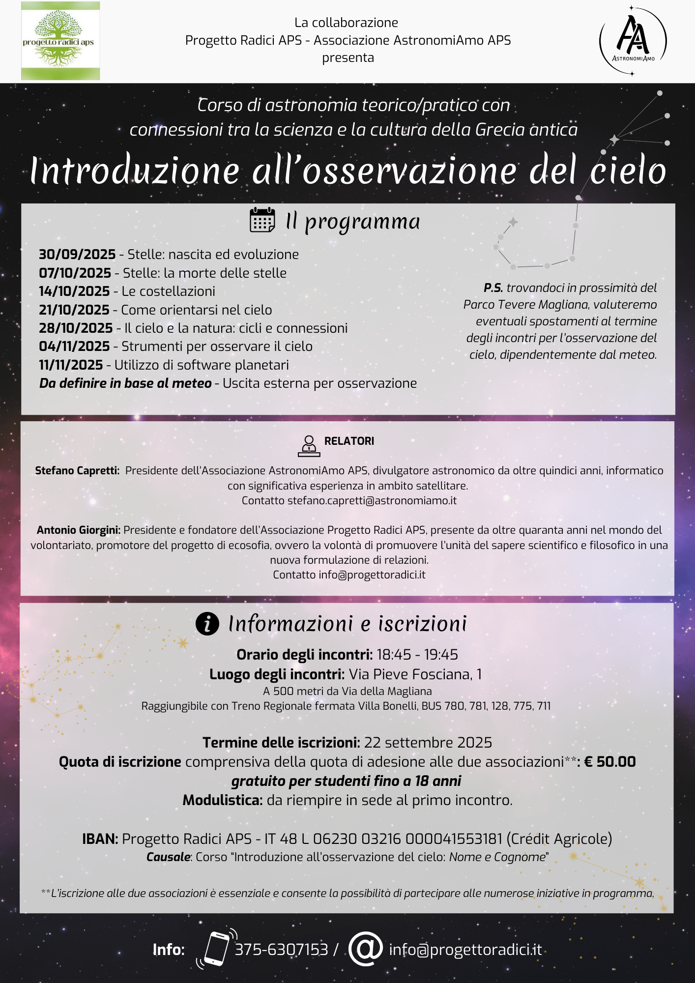 Locandina corso Magliana