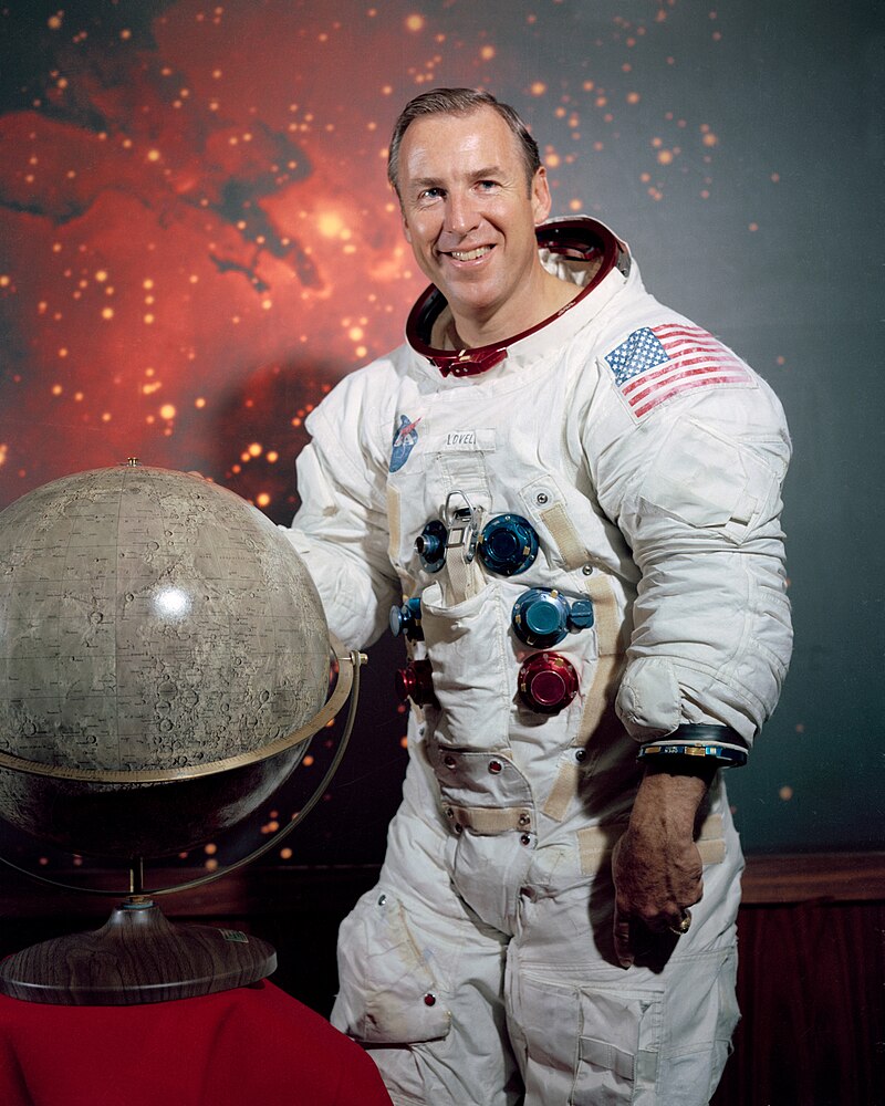 James Arthur Lovel Jr. Crediti NASA Human Space Flight Gallery. Public Domain
