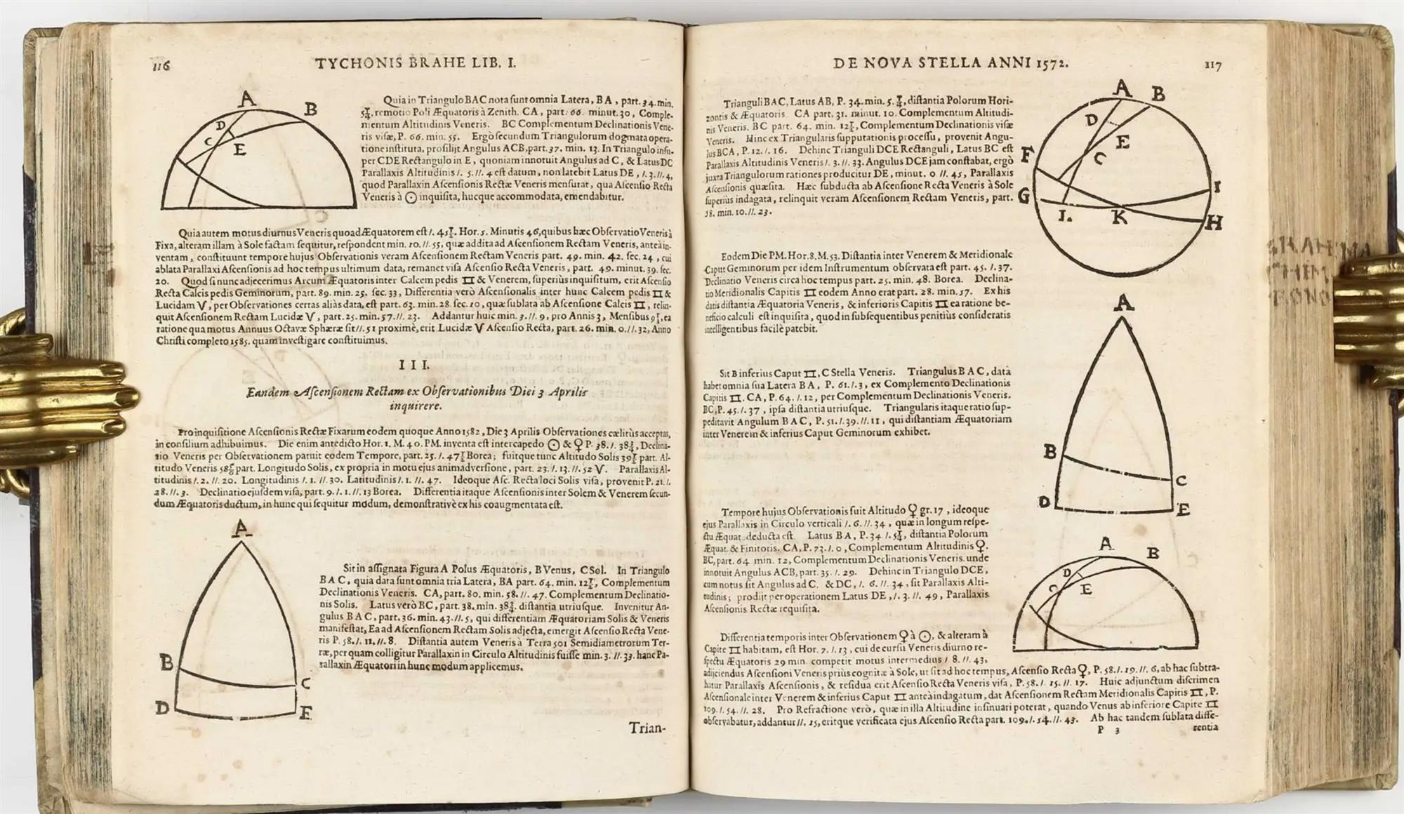 BRAHE, Tycho. Opera omnia, sive astronomiae instauratae progymnasmata in duas partes distributa. Frankfurt: Johann Gottfried Schönwetter, 1648.