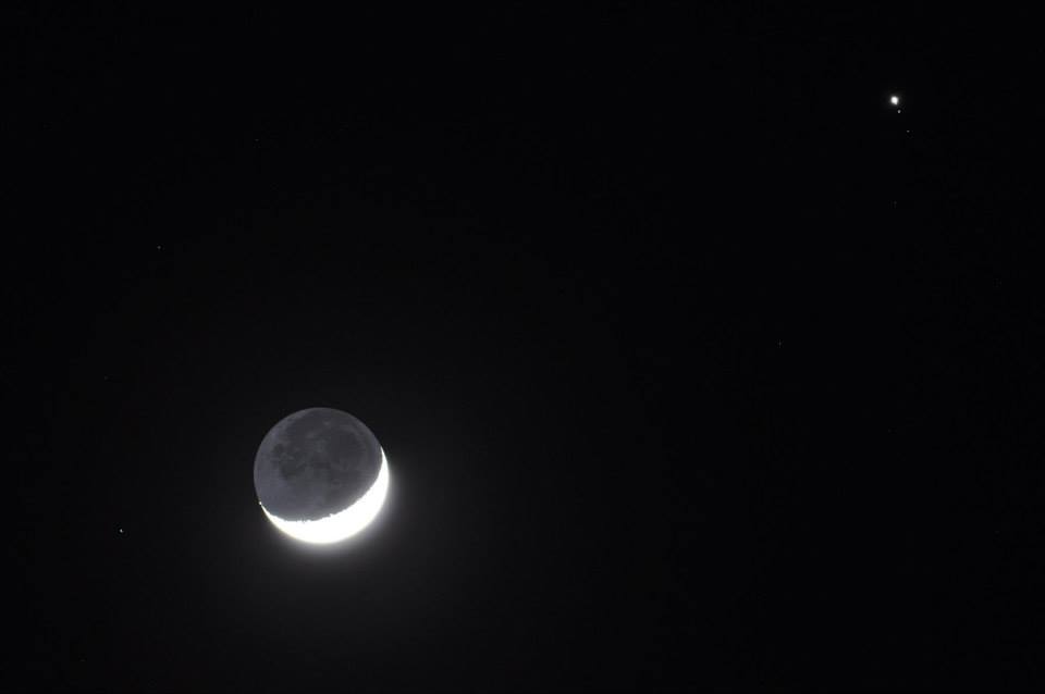 Luce cinerea. Crediti Stefano Capretti