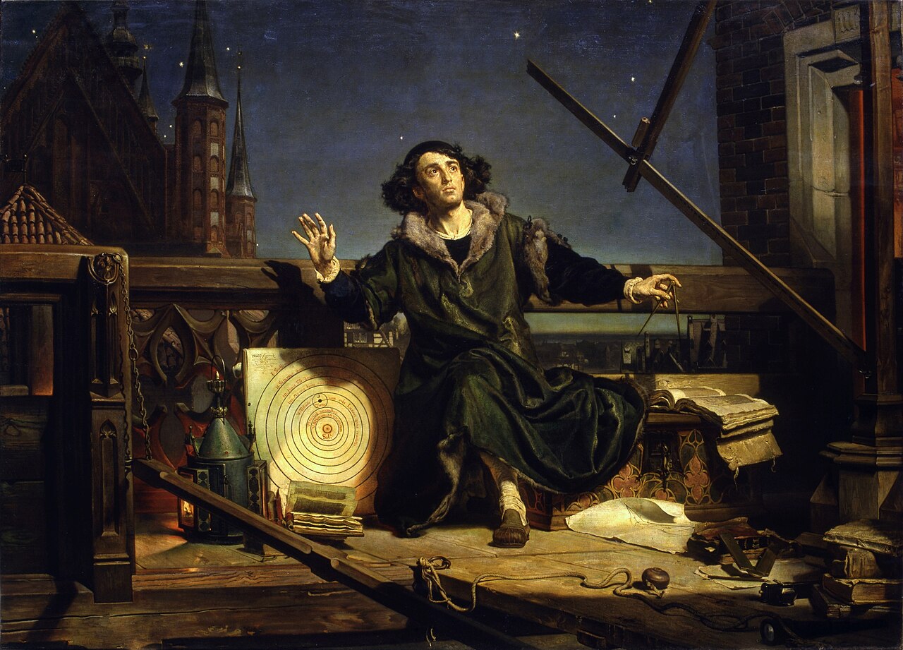 Copernico conversa con Dio, di Jan Matejko (1872)