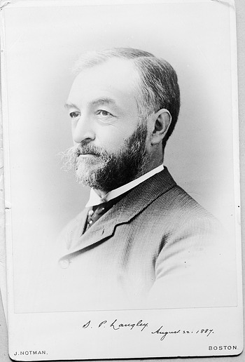 Samuel Pierpont Langley. Crediti Smithsonian Institution Archive