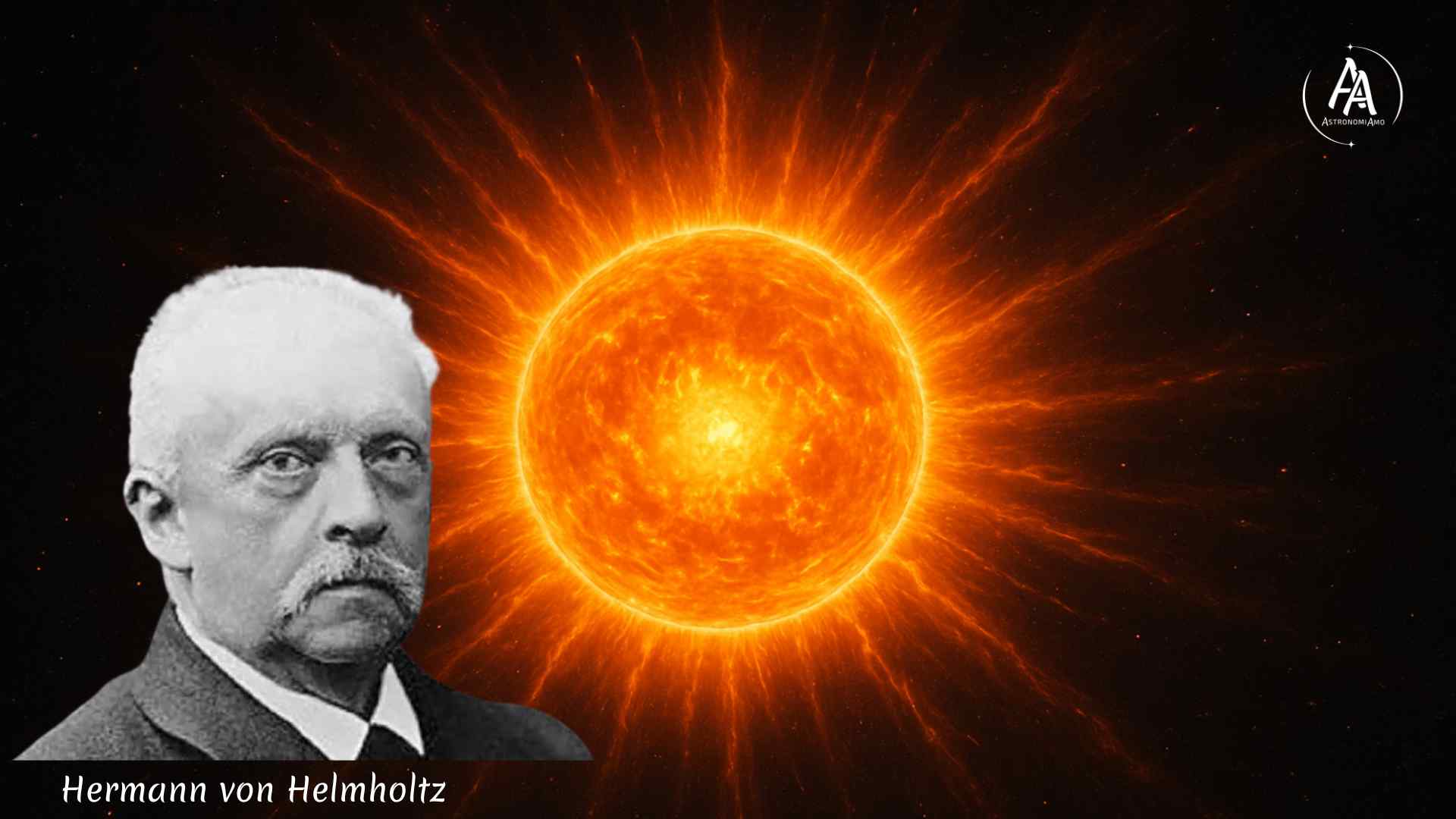 Rappresentazione artistica (generazione AI) della produzione di energia tramite contrazione stellare.  Crediti immagine Helmholtz: dominio pubblico