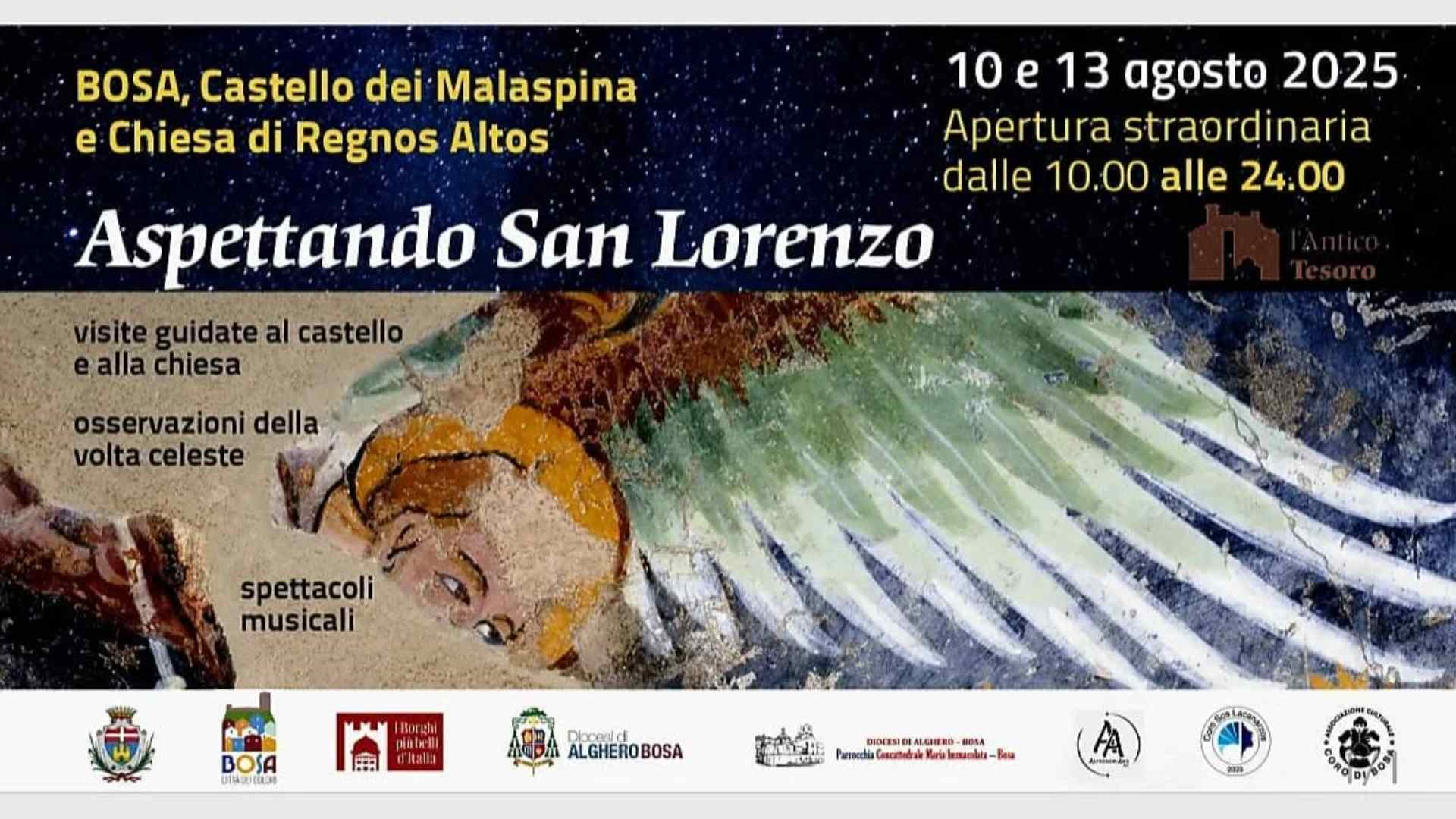 13 agosto 2025 - Osservando le stelle al castello dei Malaspina a Bosa